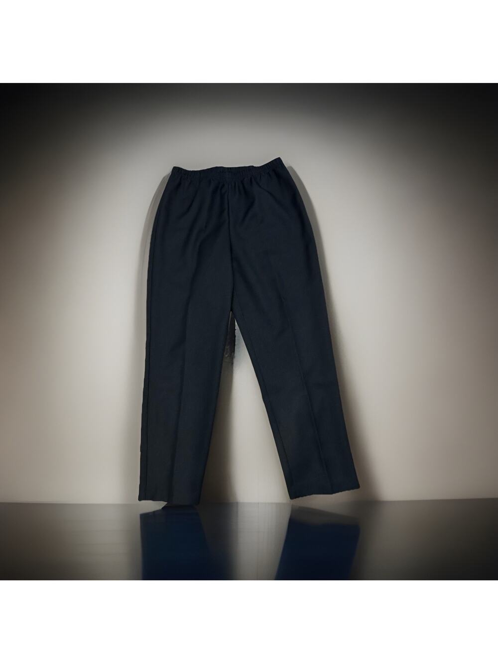 Women’s Black Slacks/ Trousers By Nikki. Size 16, Elastic Waist